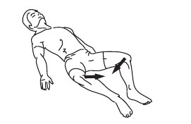 Упражнение 2 при артрозе коленного сустава
