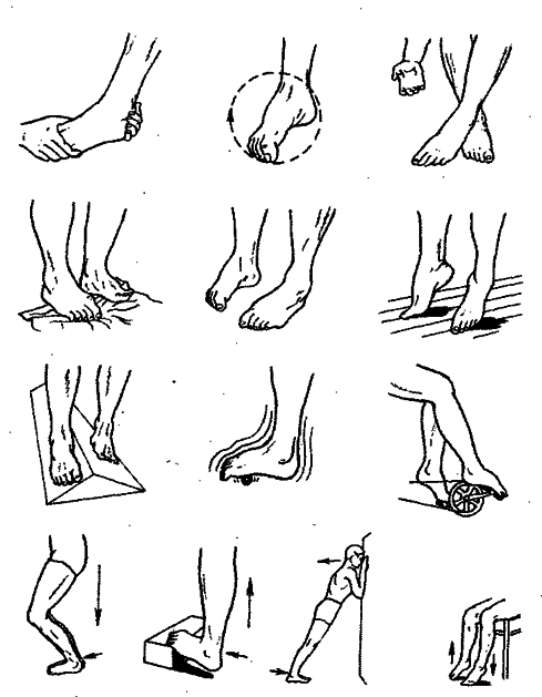 Упражнения для голени и пальцев ног