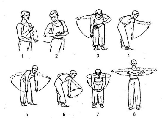 Гимнастика для плечевого сустава