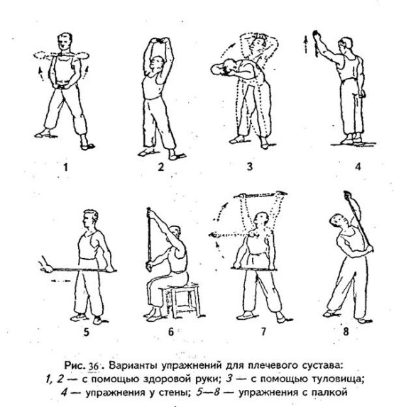Упражнения для плечевых суставов